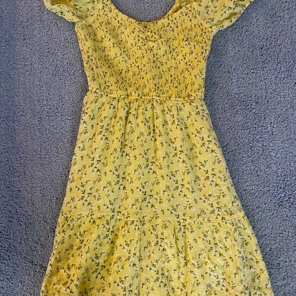 Yellow sundress Hollister